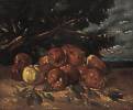 Gustave Courbet (1819 - 1877) Apfelstillleben, 1871