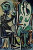 Pablo Picasso (1881 - 1973) Der Maler und sein Modell, 1963
